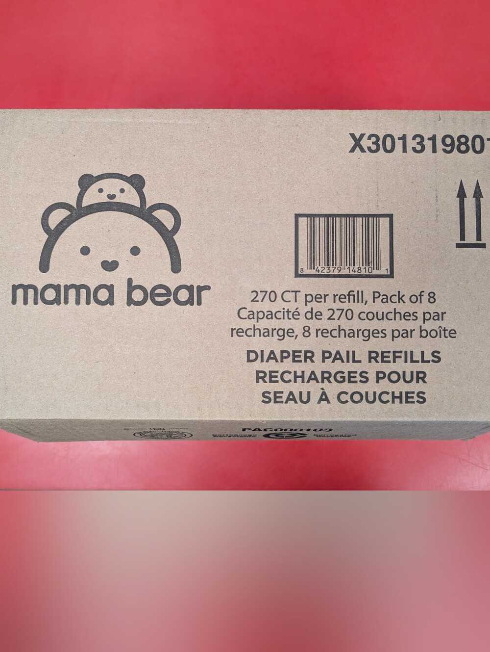 Diaper Pail Refills - Brown (Pack of 8)